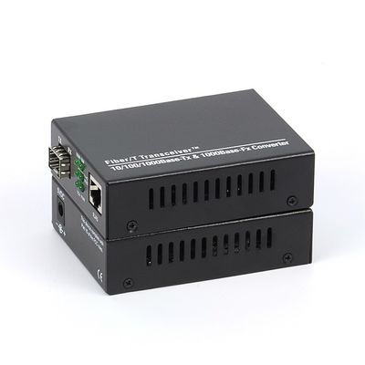 10/100/1000M SFP Fiber Optic Media Converter Jaringan Ethernet