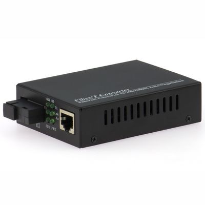 10M/100M/1000M SC Dual Single Fiber Optic Media Converter Untuk Jaringan Ethernet