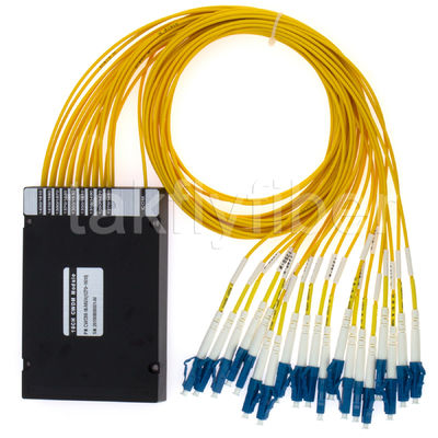 18CH CWDM Mux Demux Single Fiber Wavelength Division Multiplexing Monitor Port Opsional