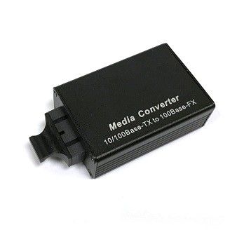 Ukuran Mini 10/100M Singlemode Simpex Fiber Optic Media Converter Dalam Ethernet