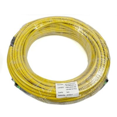 48Cores MPO MTP Fiber Optic Trunk Cable Tipe B SM OS2 G657A1 Untuk Pusat Data