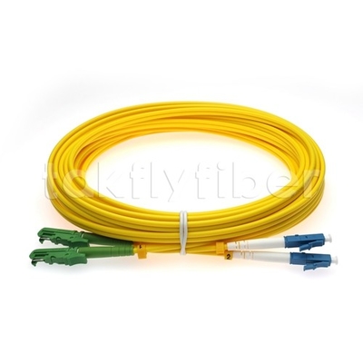 APC Ke LC PC Duplex Patch Cable 3.0mm SM G652D 1310nm Untuk Jaringan Telekomunikasi