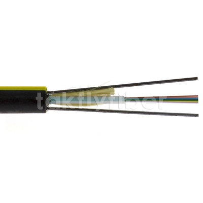 Kabel Serat Optik Luar GYXTW SM G652D 2 Hingga 24 Core Untuk Udara
