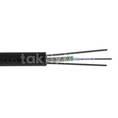 Kabel Serat Optik Luar GYXTW SM G652D 2 Hingga 24 Core Untuk Udara