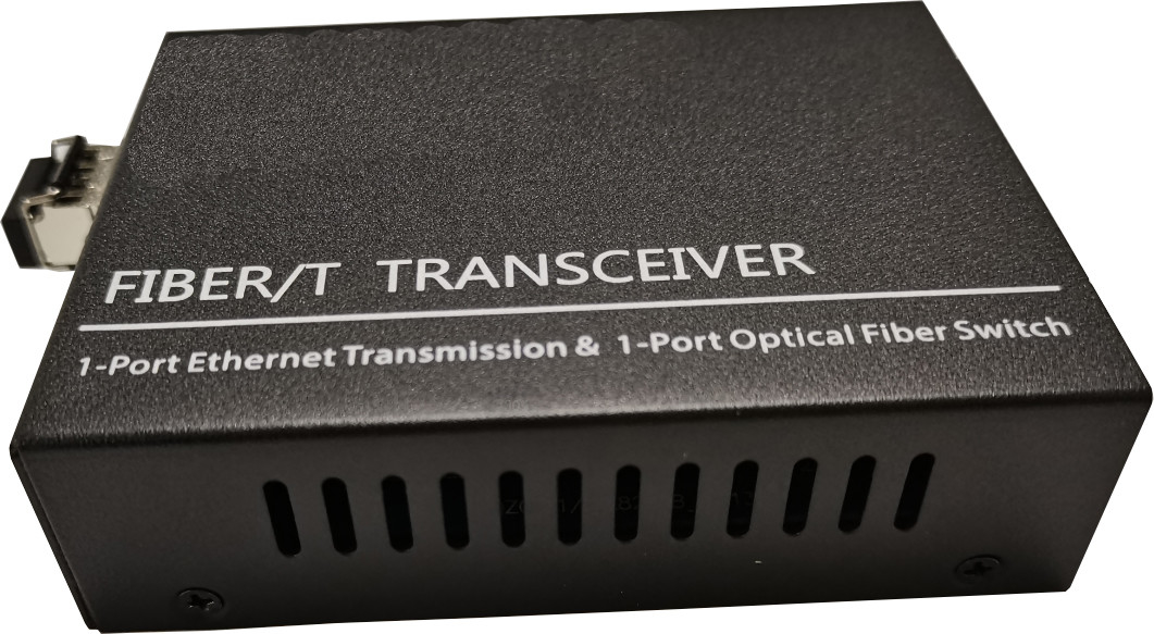 Ethernet Optic Media Converter 10/100/1000M Singlemode Duplex SFP Fiber