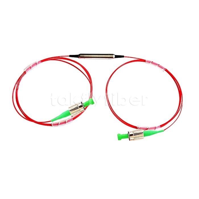 1x1 Port Polarisasi Mempertahankan Isolator 1.5M FC APC 1064nm 900um Dual Stage