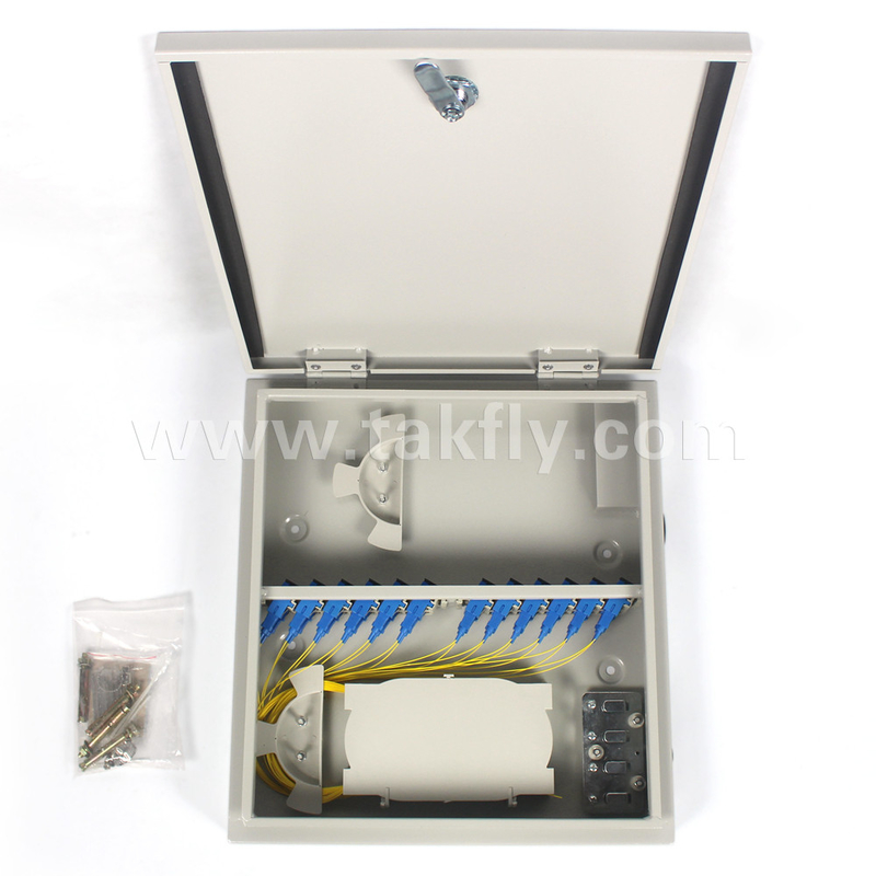 Kabinet Fiber Cross-Hanging Wall Indoor 96-Core yang dirancang untuk mesin OTDR