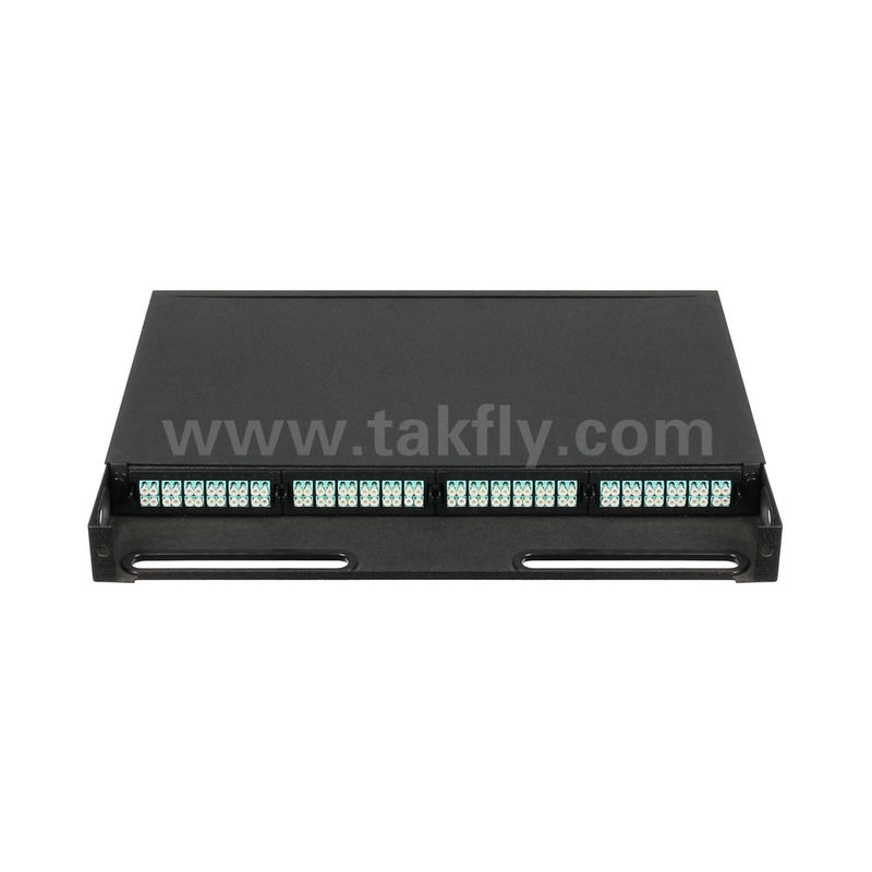Kaset Manajemen Panel Patch MPO/MTP Serat Optik untuk Pusat Data FTTX Telecom