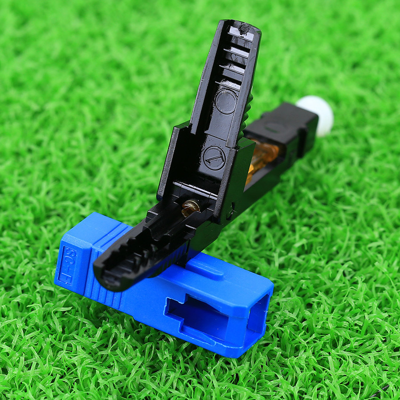 SC/APC Field Installable Fast Connector Termasuk Housing Body untuk Instalasi Mudah