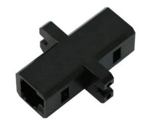 Adaptor serat optik dupleks MTRJ-45 untuk jaringan mode tunggal dan multimode