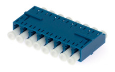 Single Mode dan Multimode LC 8 Way Fiber Optic Adapter untuk Jaringan