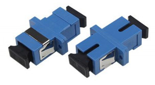 SC Fiber Optic Adapter untuk Jaringan SM dan MM Mode Storage Temperatur -40- 85C Kinerja