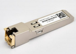 Transceiver SFP Tembaga 1000BASE-T untuk Transmisi Jarak Jauh di Kabel Cat 5
