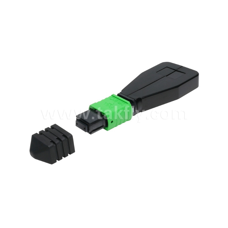 OEM Fiber Optic Loopback MPO MTP Connector SM/MM Cables Assemblies untuk Data Center FTTX