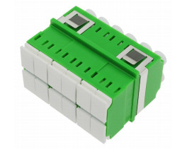 Adaptor LC Densitas Tinggi 12 Port Mode Tunggal dan Multimode untuk Jaringan