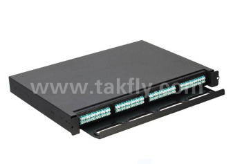Multicore Core MPO Cassette Panel - Tipe Slidable dengan bahan kabel LSZH