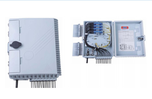 FTKS-1805-16F 16 Port Fiber Termination Box, FTTx Fiber Kabel Termination Box Berat Ringan