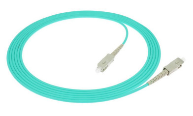3.0mm Diameter Kabel SC-SC Simplex/Duplex Fiber Optic Patch Cord dengan Returnloss UPCSM≥50dB APCS≥60dB