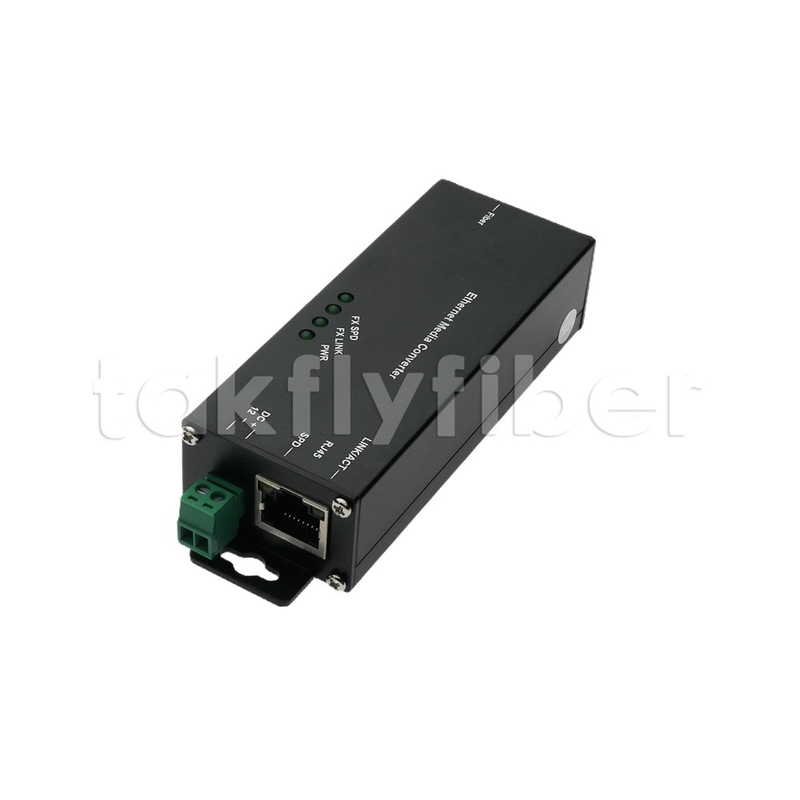 10 100 1000M Mini Tipe Industri Media Converter Fiber Ethernet Media Converter