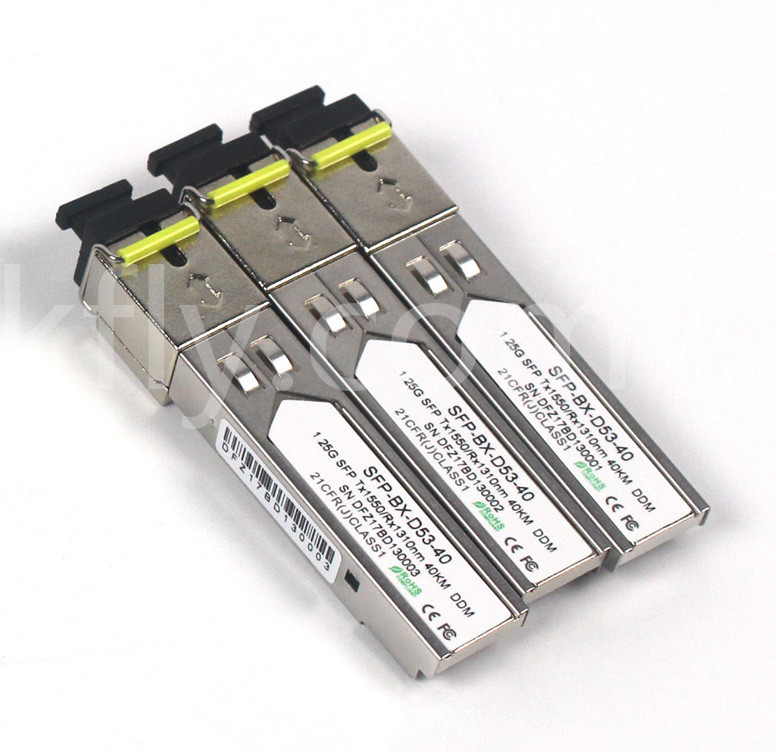 1.25G SFP BIDI Transceiver Tx1310/Rx1550nm 40KM SMF DDM LC SFP Optical Transceiver Module