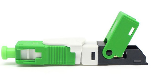 UPC APC Fiber Fast Connector Dengan Drop-off Test ΔIL≤0.3 DB Dan Kinerja Dampak 3 Siklus