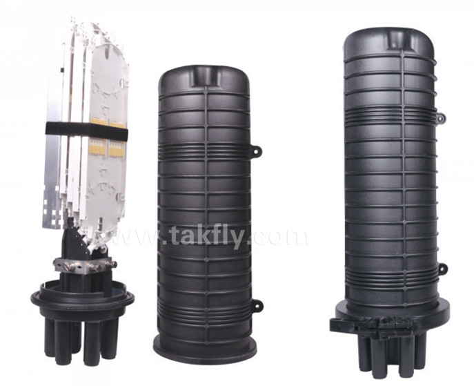 TK-SC-V15 Dome Heat Shrinkable Seal Fiber Optic Splice Closure untuk lingkungan yang keras