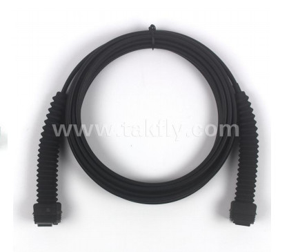 NSN-DLC Waterproof Fiber Patch Cord untuk LTE LSZH Bahan Lapisan Luar 5.0mm Diameter Kabel
