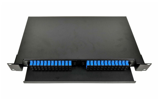 ODF-RS48B Fiber Optic Patch Panel SC DX untuk Distribusi dan Manajemen Serat dalam Jaringan Tele