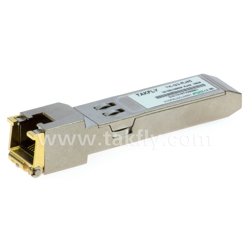 10/100BASE-T SFP Transceiver Tembaga Mendukung SFP-Based Switch100Base-FX Ports dengan APC Polishing Type