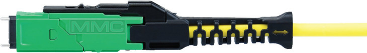 Kompak Fiber Diameter 50/125 MMC Konektor Solusi Pilihan warna yang disesuaikan