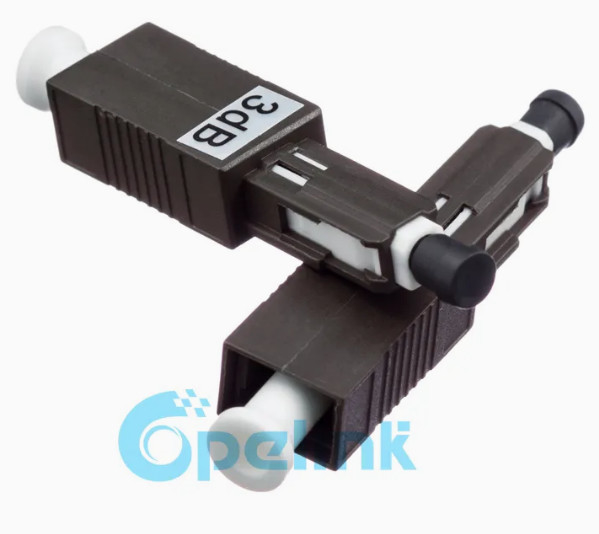 1310/1550nm Mu/PC Fiber Optic Attenuator -30dB Jangkauan Suhu Besar Pria ke Wanita