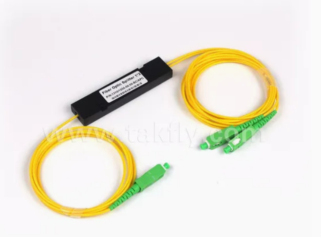 1x2 Single Mode ABS SC PLC Splitter Serat optik Sc APC 1 sampai 2 PLC Splitter
