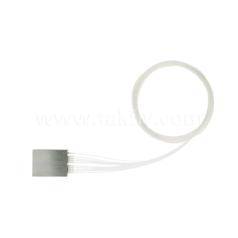 Tipe Industri 16CH Ultra Compact DWDM Mux Demux, 100GHz C18-C48, Panjang gelombang presisi tinggi, Outlet Serat Satu Sisi