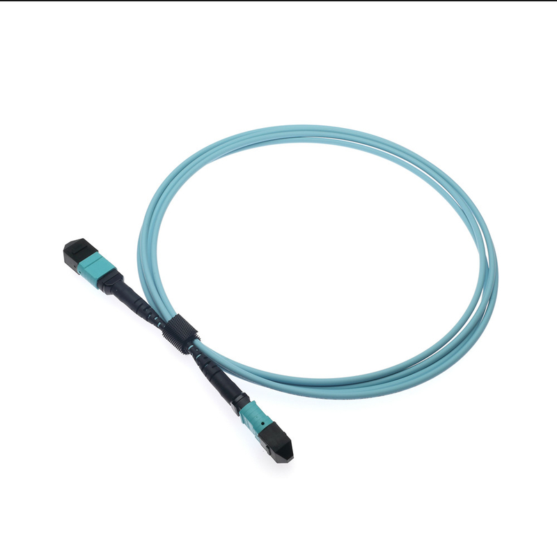 Kabel Serat Optik CPR MPO MTP yang disesuaikan 62.5/125um Breakout Length 1.5M untuk Transmisi Data yang lancar