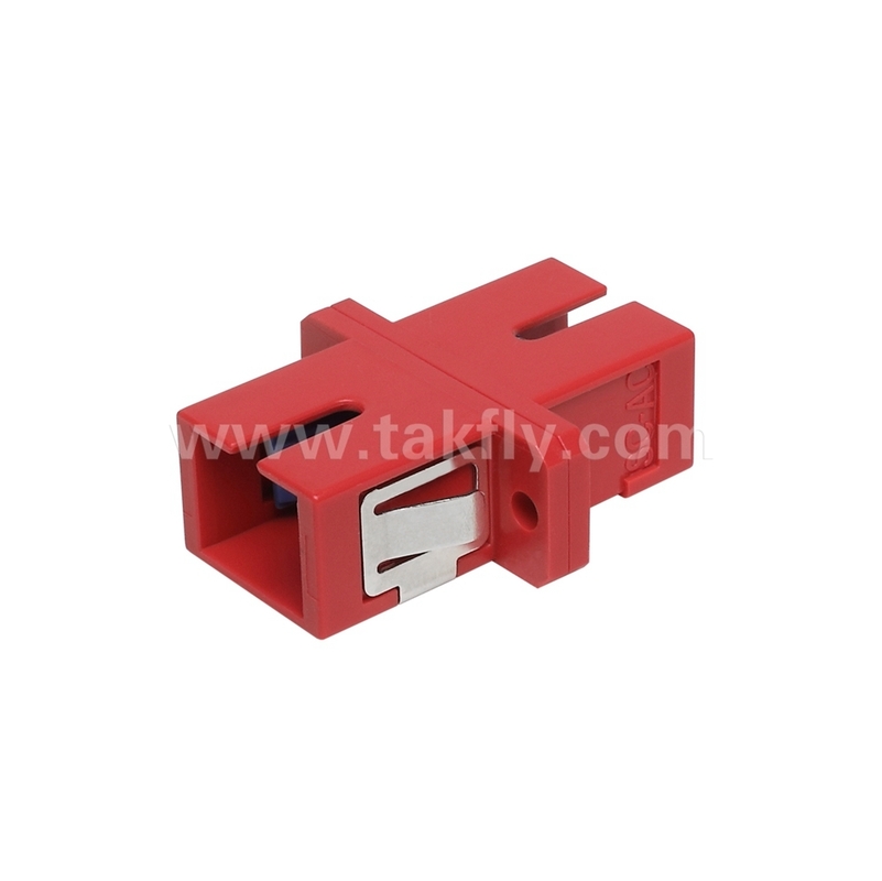 SC Simplex Fiber Optic Adapter Multimode APC UPC Low Loss