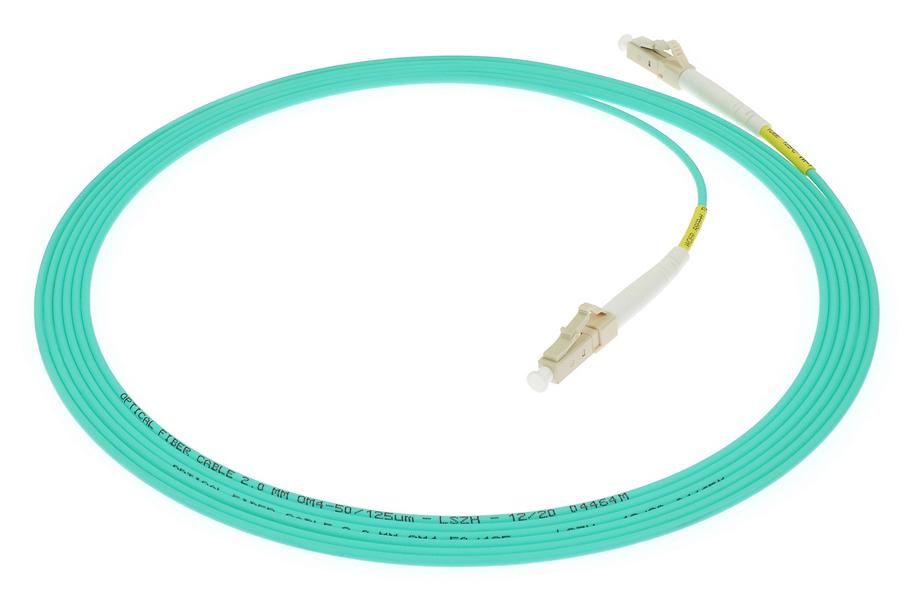 LC-LC Simplex Fiber Optic Patch Cord UPC/APU PVC/LSZH