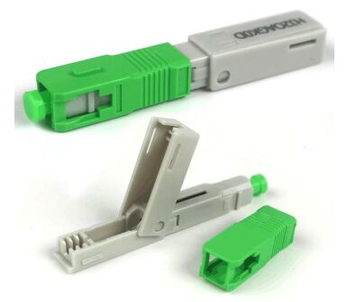 Konektor Fiber Fast yang Dapat Diinstal Lapangan SC/APC Rakitan Lapangan FTTH (APC Tertanam) Untuk Kabel Drop Dalam Ruangan