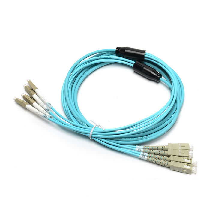 SC-LC 12F Fiber Optic Patchcord dengan Low Insertion Loss High Reflection Loss dan Customized Length