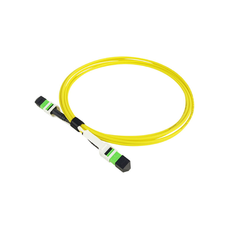 Pull Tab MPO MTP Male Female SM MM OM3 OM4 OM5 Fiber Optical Breakout Cable Fiber Optic Patchcord/Optical Fiber Patch Cable/Optical Fiber Trunk Cable/Optical Fiber Fanout Cable untuk Densitas Tinggi
