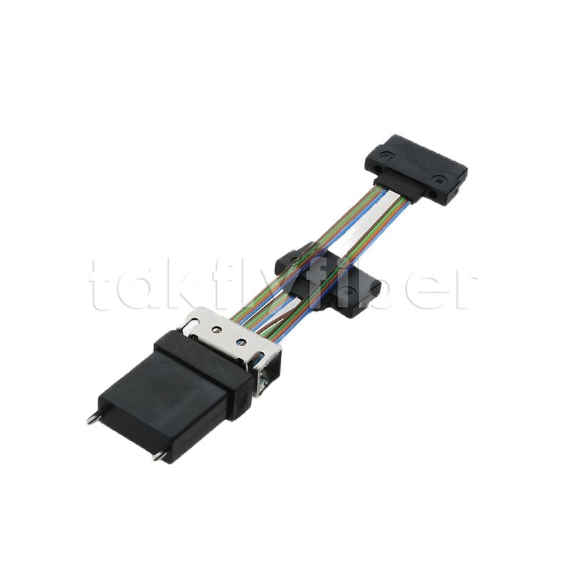 High Speed Low Loss Customizable MT Assembly Fiber Optic Patchcord untuk modul QSFP