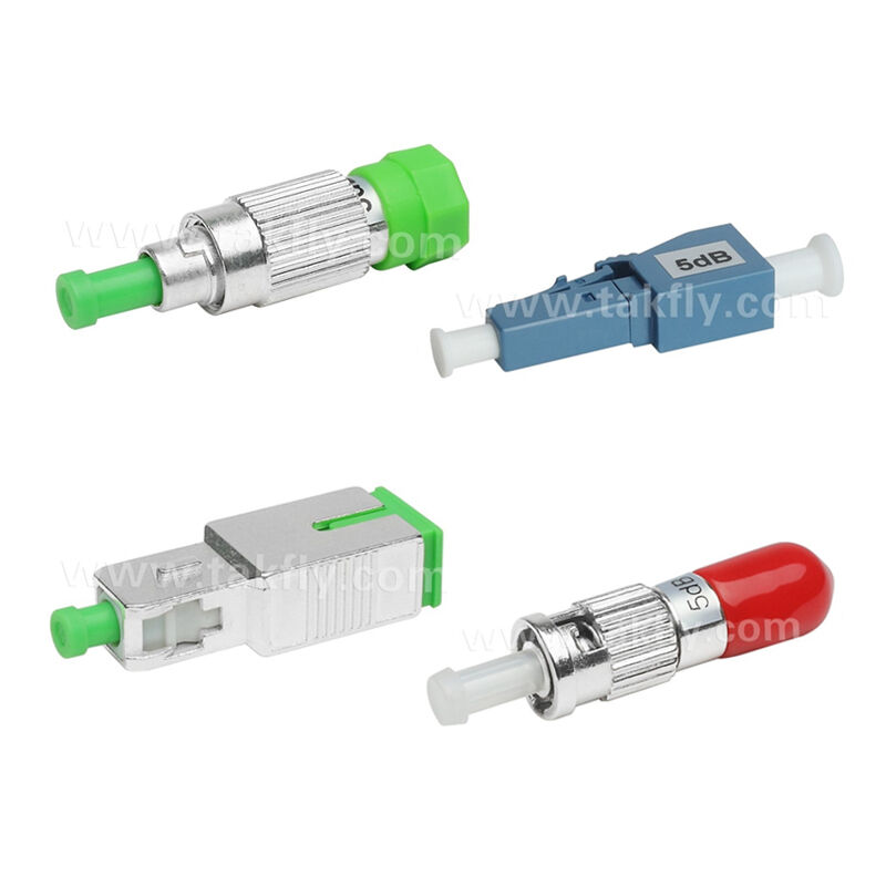 OEM Fiber Optical Attenuator Fixed LC/SC/ST/FC SM/MM UPC/APC Pria/Wanita untuk Pusat Data FTTX