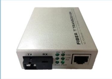 SC Simplex Fiber 10/100Base-TX ke 100Base-FX dengan Konverter Media Serat Optik LFP
