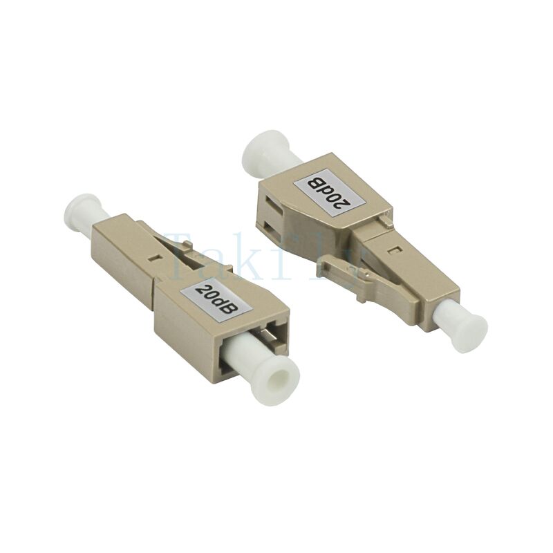 Atenuator Serat Optik LC Pria ke Wanita – Tipe Tetap Inline untuk Mode Tunggal / Multimode