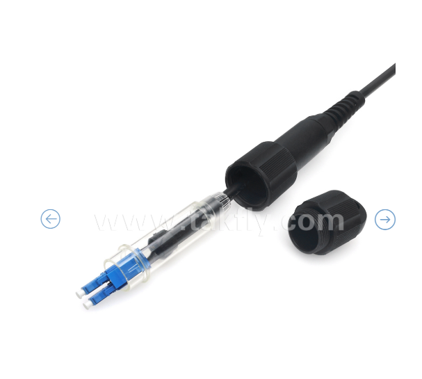 IP67 Waterproof LC-LC Duplex Patch Cord ️ Dianjurkan di luar ruangan, Kabel GYFJH, siap untuk lingkungan yang sulit