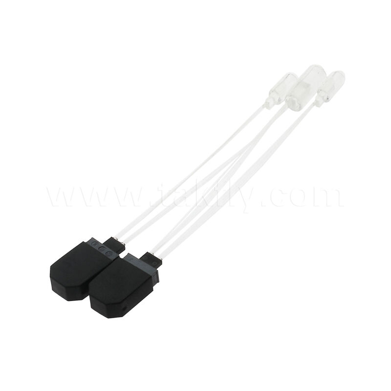 2 x MT Ferrule ke 3 x FA Fiber Array Fiber Optic Cable untuk aplikasi telekomunikasi dengan kepadatan tinggi