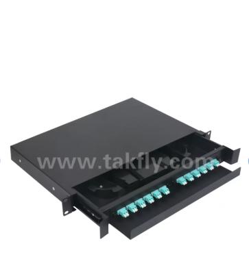 TK-ODF-RS24 Fiber Distribution Frame ️ Desain laci geser, manajemen kabel yang mudah, mendukung pita & serat tunggal