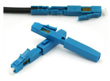 Konektor Fiber Fast yang Dapat Dipasang di Lapangan FTTH LC/UPC Rakitan Lapangan (UPC Tertanam) Untuk Kabel Drop Dalam Ruangan