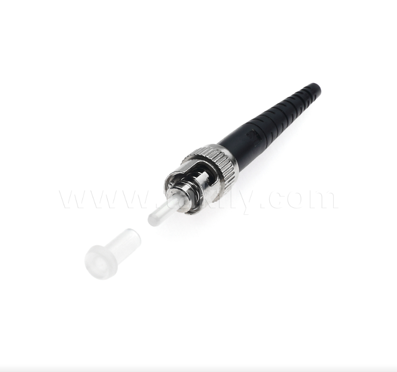 Konektor Serat Optik ST – Bayonet Twist-Lock, Rugi Penyisipan Rendah, Kompatibel dengan Multimode/Singlemode