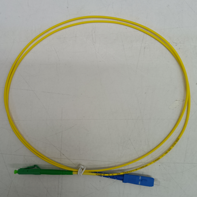 SC APC - SC APC Simplex 2.0mm SX SM G657A12 Kabel Patch Serat Optik