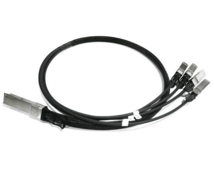 40G QSFP+ hingga 4x 10G SFP+ Kabel Tembaga Pasif Pasang Langsung | Jaringan Fiber Optik dan Berkualitas Tinggi